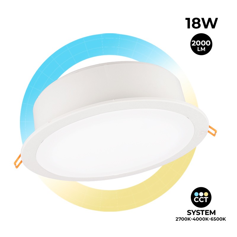 Downlight rond étanche CCT Fumagalli "Teresa 260" 18W IP55