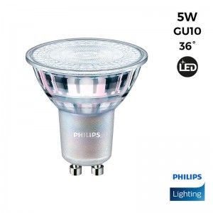 Ampoule LED GU10 dimmable 5W 36º 365lm - Master LED Spot Philips