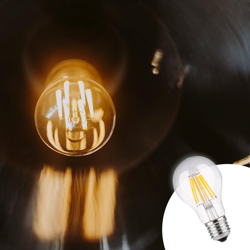Ampoule LED E27 8W A60 Filament Clear Ampoule LED E27 8W A60 Filament Clear