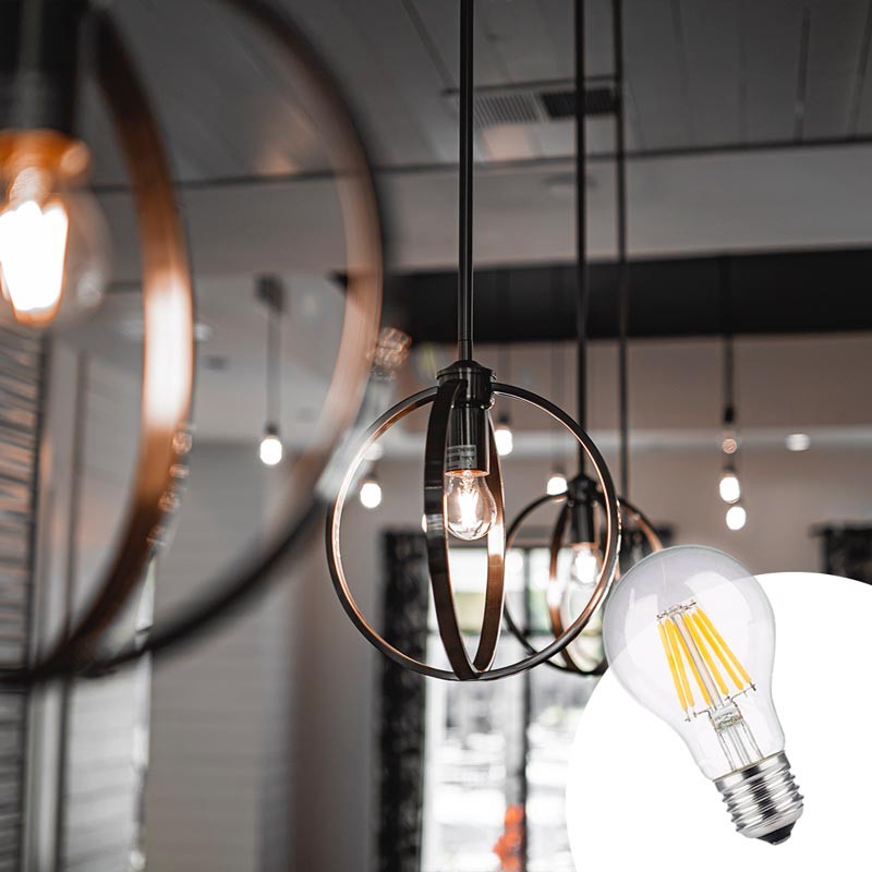 Ampoule LED E27 8W A60 Filament Clear Ampoule LED E27 8W A60 Filament Clear