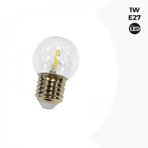 Ampoule LED à filament décorative 1W E27