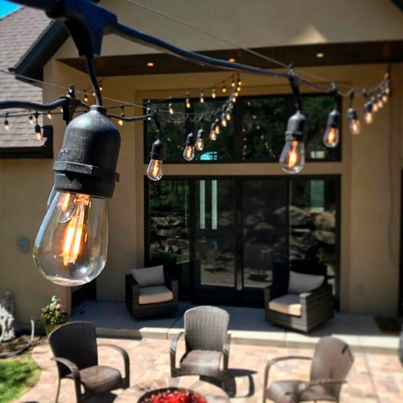Câble 10m guirlande extérieur IP65 Câble 10m guirlande extérieur IP65