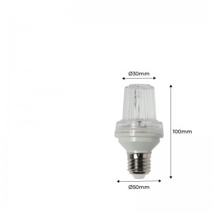 Ampoule LED E27 0.3W Stroboscopique IP44