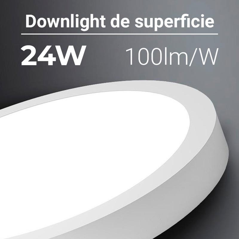 Plafonnier LED en saillie 24W Haute Efficacité Plafonnier LED en saillie 24W Haute Efficacité
