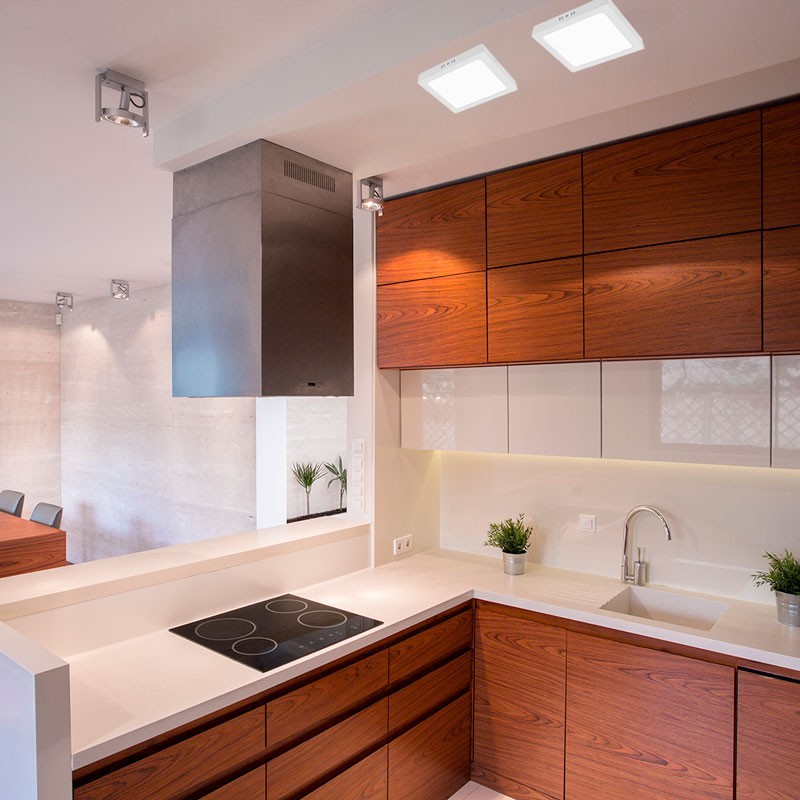 Plafonnier LED carré 18W Plafonnier LED carré 18W