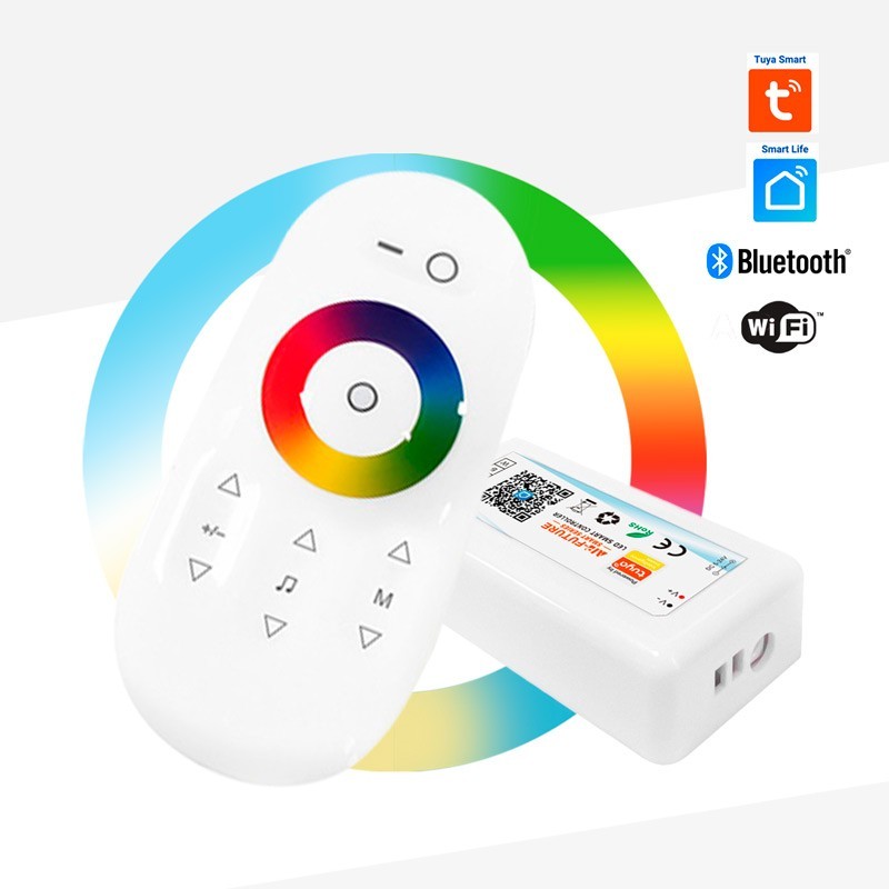 Contrôleur DMX512 RGBW 4 Canaux – Décodeur LED 20A Max – Pour éclairage Scénique, Bars, événements – DC5V-24V