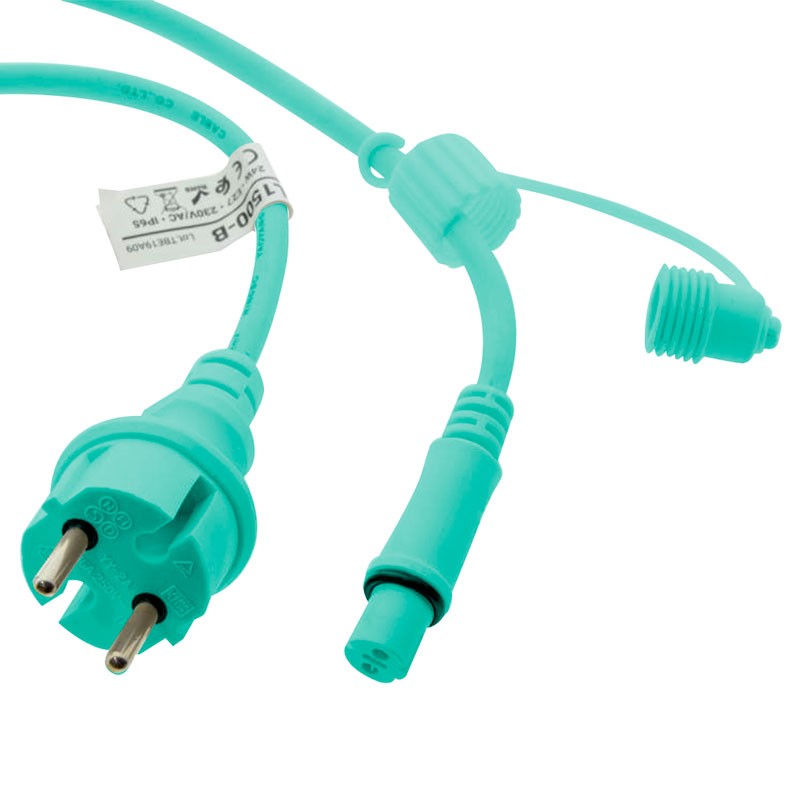 Câble guirlande guinguette extérieur 10m IP65 Câble guirlande guinguette extérieur 10m IP65