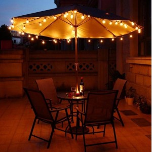 Guirlande lumineuse d'extérieur pour terrasse 30,5 m G40 avec 104