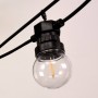 Guirlande lumineuse LED 10 ampoules intégrées - 8 mètres