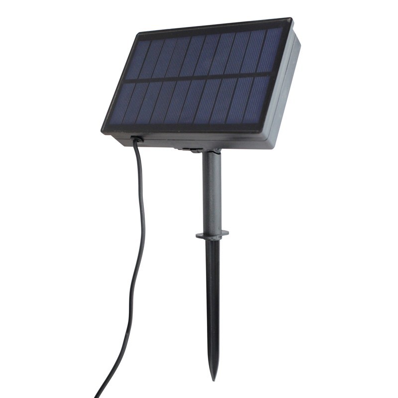 Guirlande solaire LED avec batterie 8 mètres avec 10 ampoules intégrées Guirlande solaire LED avec batterie 8 mètres avec 10 ampoules intégrées