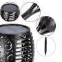 Flambeau solaire LED avec ampoule effet feu