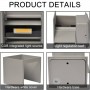 Lot de 4 appliques murales "KURTIN" 6W ouverture lumineuse réglable