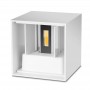 Lot de 4 appliques murales "KURTIN" 6W ouverture lumineuse réglable