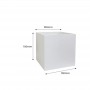 Lot de 4 appliques murales "KURTIN" 6W ouverture lumineuse réglable