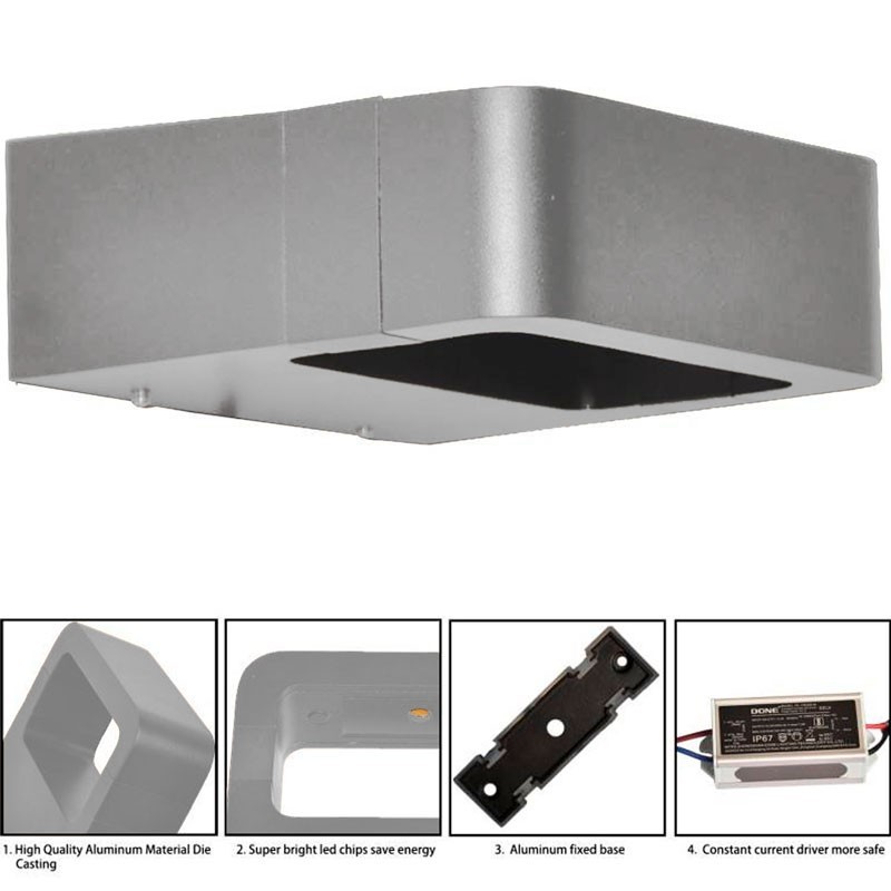 Applique LED murale "Kurrt" 7W IP65 Applique LED murale "Kurrt" 7W IP65