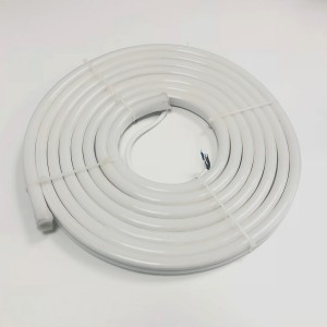NEON LED FLEXIBLE 24V IP65 UNICOLORE 98CH/M SMD2835 120º 10 MÈTRES (kit  de montage inclus)