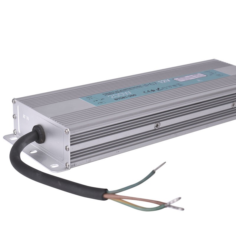 Transformateur étanche 200W 12V DC 16.6A IP67 Transformateur étanche 200W 12V DC 16.6A IP67