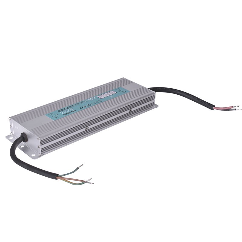 Transformateur étanche 200W 12V DC 16.6A IP67 Transformateur étanche 200W 12V DC 16.6A IP67