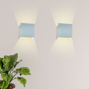 Lot de 2 appliques murales "KURTIN" 6W ouverture lumineuse réglable