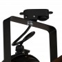 Projecteur sur rail triphasé orientable "CINEMA" avec ampoule LED PAR30 E27