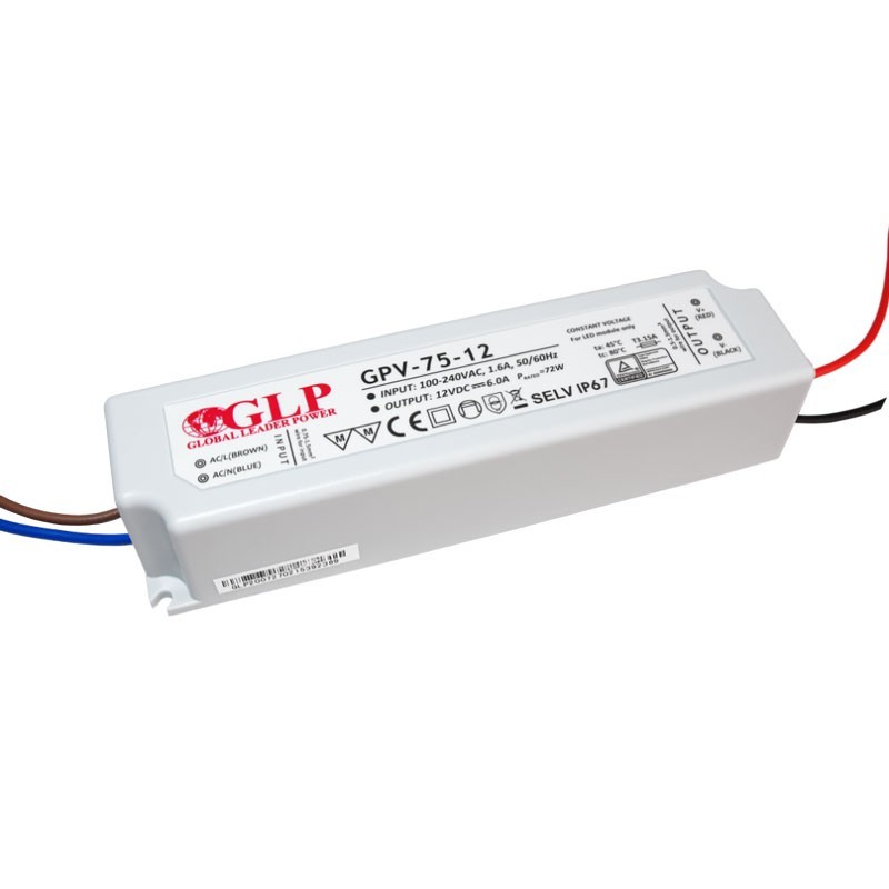 Alimentation LED de 75W 12V - GLP