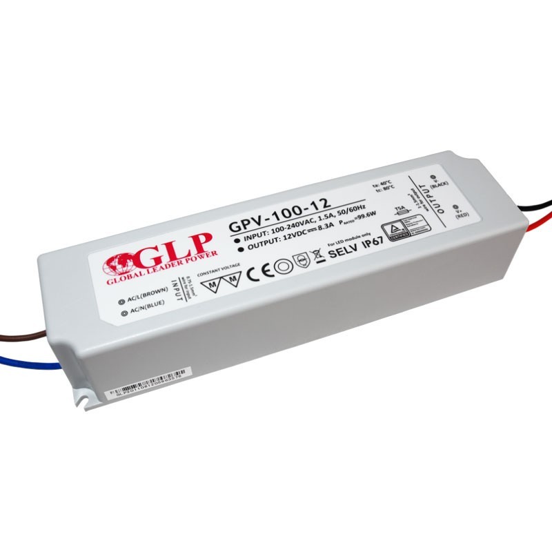 Alimentation LED 100W 12V - GPL