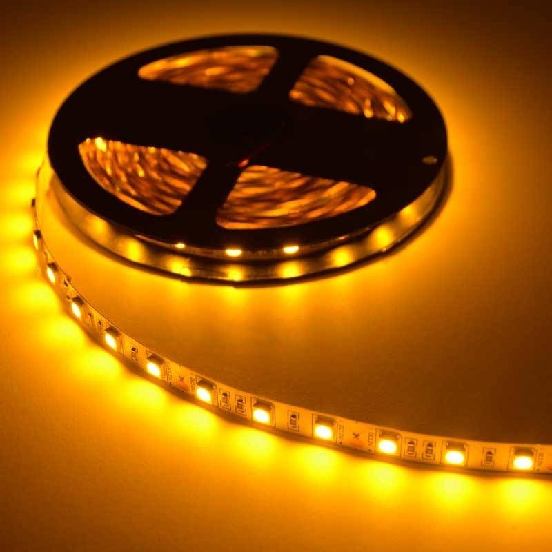 Ruban LED 12V  SMD 5050 72W IP20  5M (BF, BC, R, B,Ambre)