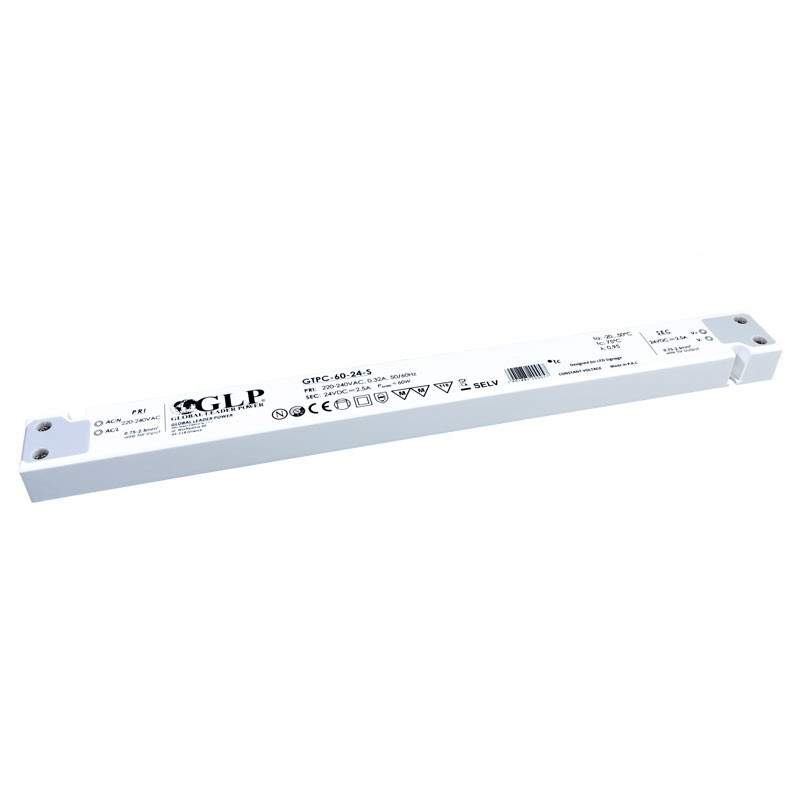 Alimentation LED extra plate 60W 24V - GLP