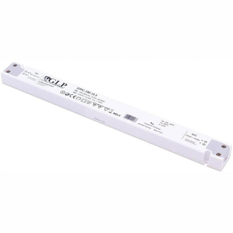 Alimentation LED extra-plate 100W 12V - GPL