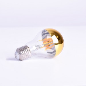 Ampoule à Led effet miroir doré E27 4W