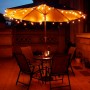 Guirlande LED terrasse