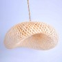 Lampe suspendue en bambou naturelle vimet lite