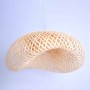 Lampe suspendue en bambou naturelle vimet lite