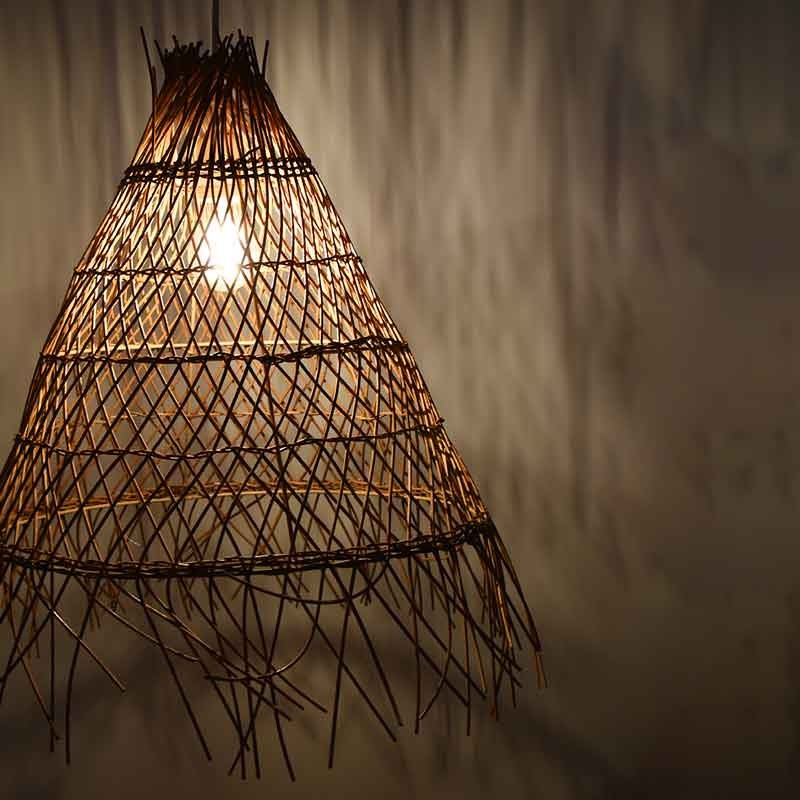 Lampe de plafond en osier  "Willow" Lampe de plafond en osier  "Willow"