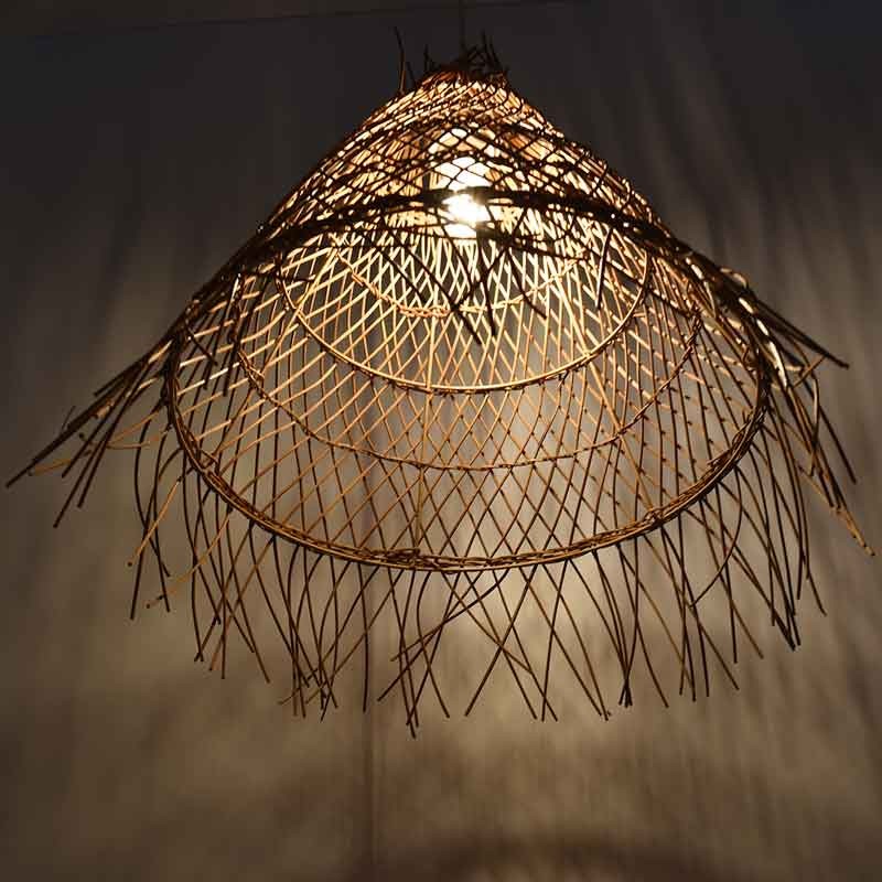 Lampe de plafond en osier  "Willow" Lampe de plafond en osier  "Willow"