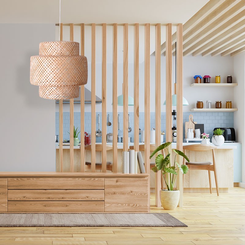 Suspension en Bambou Naturel "Onna" Suspension en Bambou Naturel "Onna"