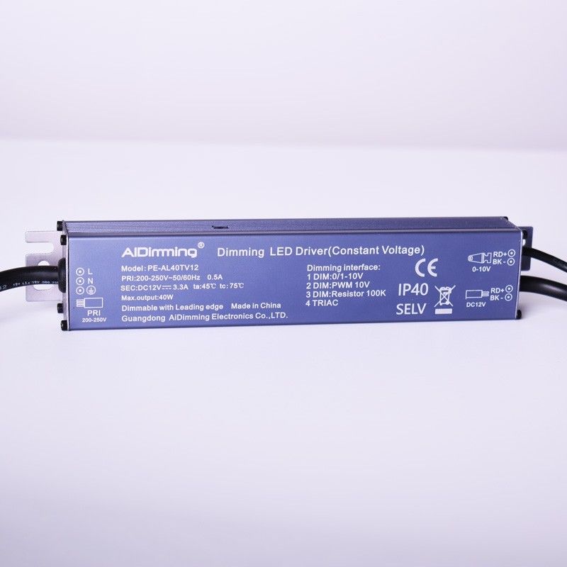 Driver Triac dimmable CV 12V 3.3A IP42