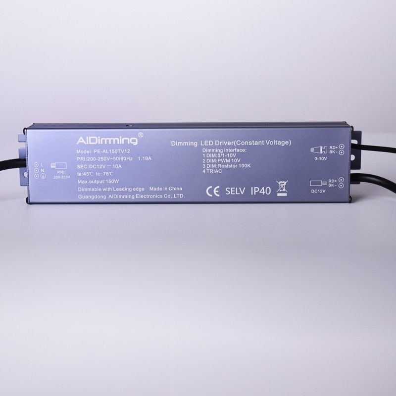 Driver dimmable Triac 150W 12V 12A IP40 Driver dimmable Triac 150W 12V 12A IP40