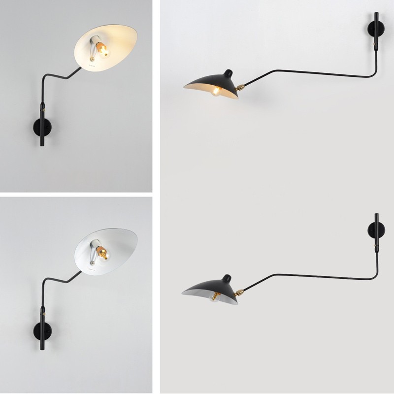 Lampe murale Inspiration Serge Mouille E27
