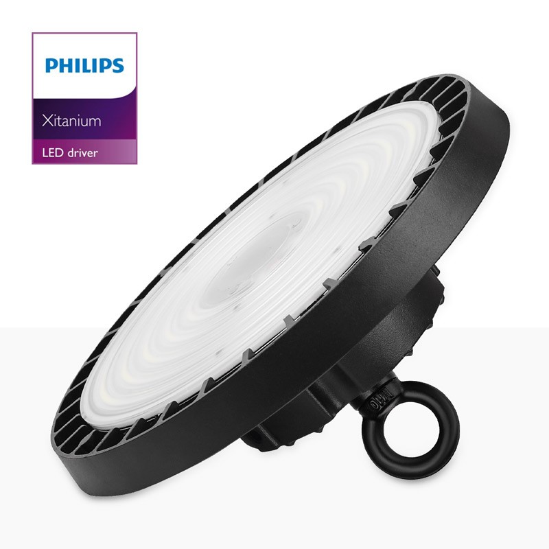 Suspension industrielle UFO 200W Driver Philips dimmable 1-10V