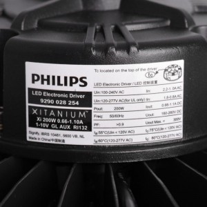 Suspension industrielle UFO 200W Driver Philips dimmable 1-10V