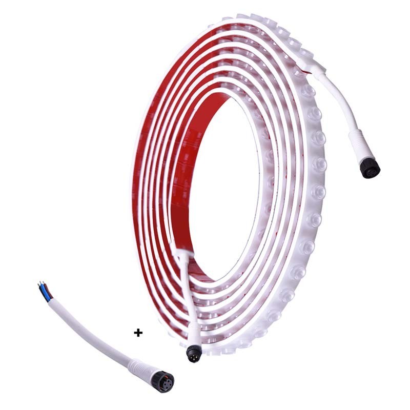 Lèche-mur flexible LED 24V RGB - 5 mètres IP67