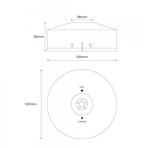 Luminaire de secours LED montage en surface