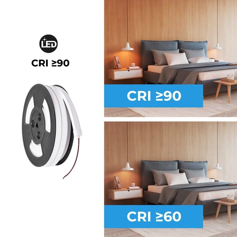 Néon LED flexible 10 mètres 24V 10x18mm IP67 - Kit complet Néon LED flexible 10 mètres 24V 10x18mm IP67 - Kit complet