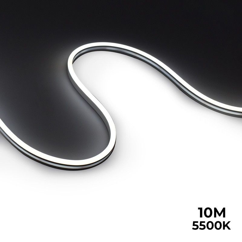 Néon LED flexible 11W/m 10 mètres 24V 10x18mm IP67 - Kit complet Néon LED flexible 11W/m 10 mètres 24V 10x18mm IP67 - Kit complet