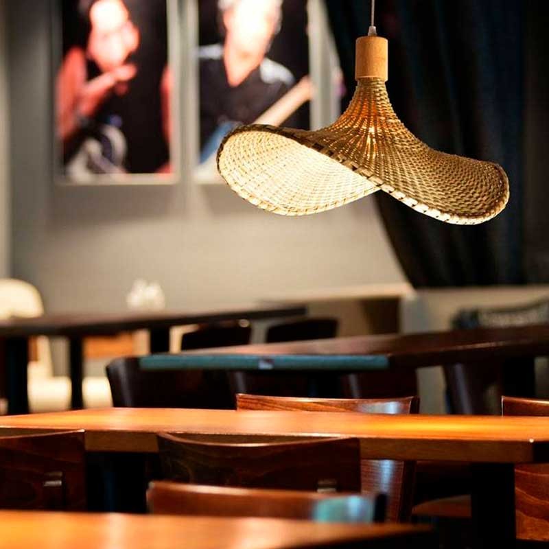 Suspension en bambou Bellas