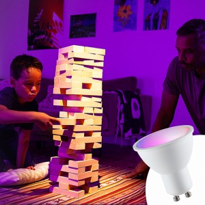 Ampoule LED GU10 RGBWW 5W avec télécommande