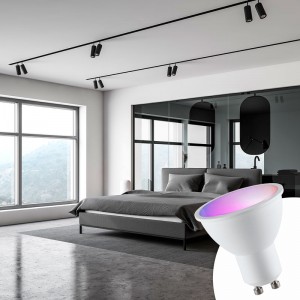 Ampoule LED GU10 RGBWW 5W avec télécommande