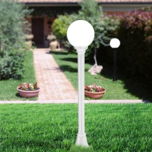 Lampadaire globe extérieur "Mizar G250" FUMAGALLI