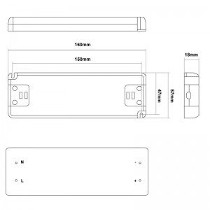 Alimentation 24V 60W IP20 ultra fine